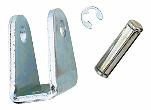 Endebeslag for ISO cylinder